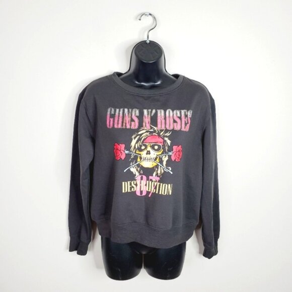 Gun's 'n Roses Official Retro 80s 90s Band Graphic Lounge Sweatshirt S - Picture 1 of 7